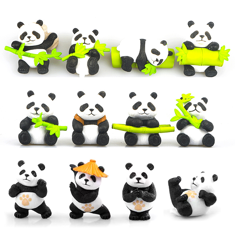 Art Craft New Year - Novo bonito panda design carro console