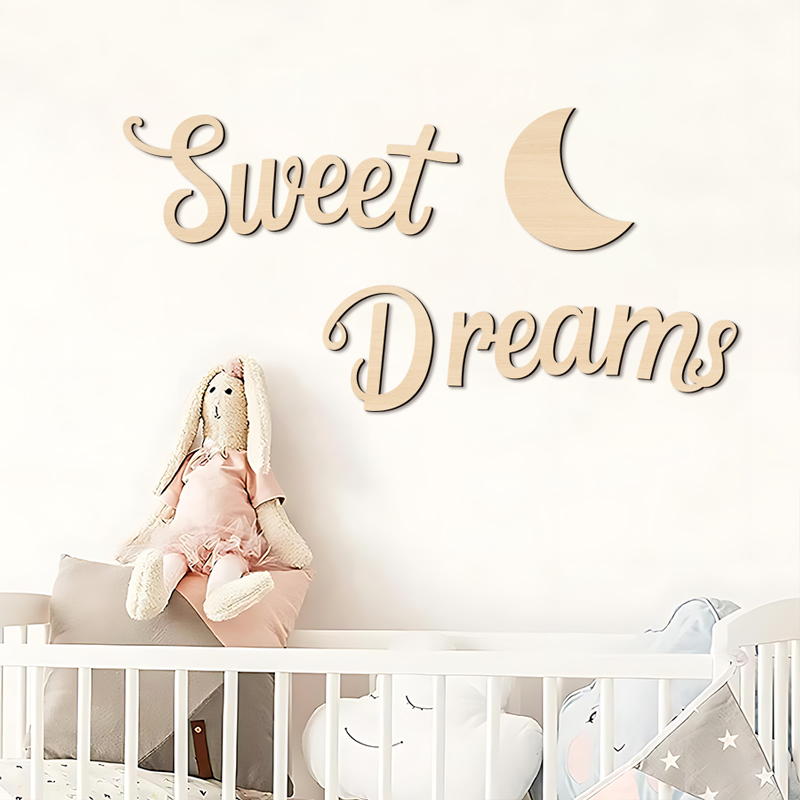Art Craft Display - Sinal de parede de sonhos doces,