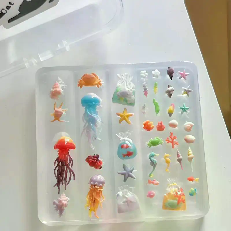 Art Craft Jellyfish - Molde de Silicone 3D Série Oceano: