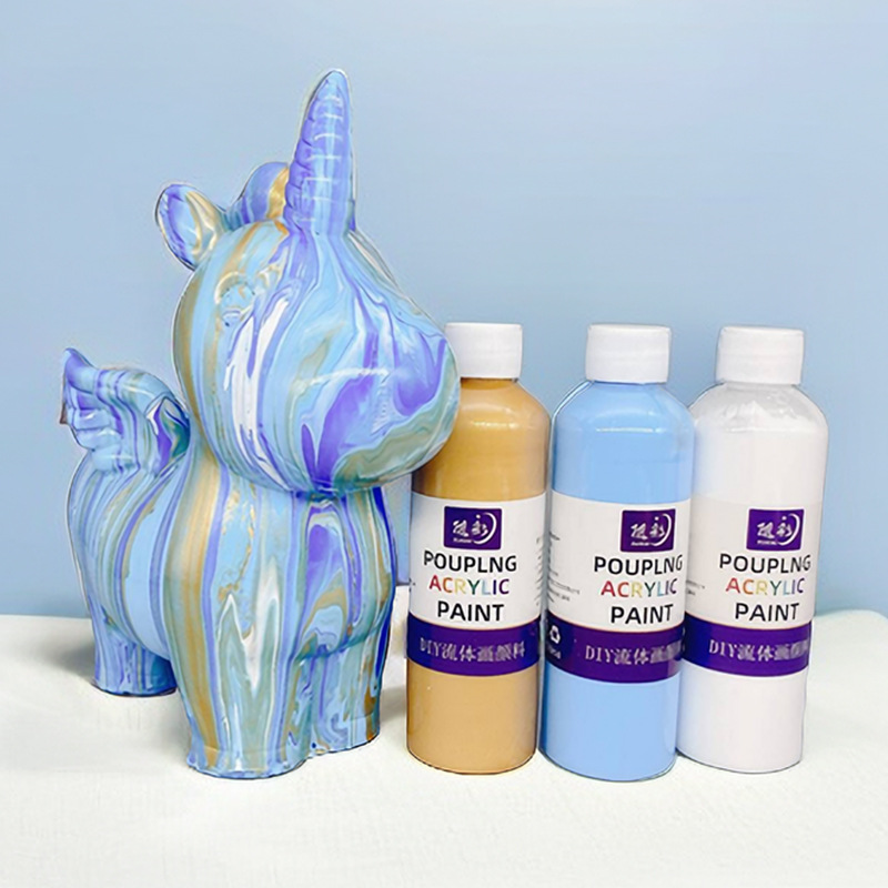 Art Craft Unicorn - Conjunto de tintas acrílicas fluido unicórnio