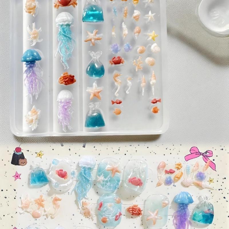 Art Craft Jellyfish - Molde de Silicone 3D Série Oceano