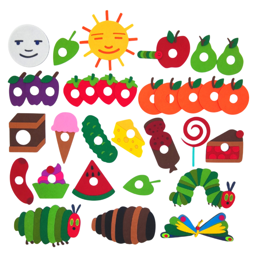 Art Craft For Preschool - Brinquedo Lagarta Faminta, Livros Ilustrados em