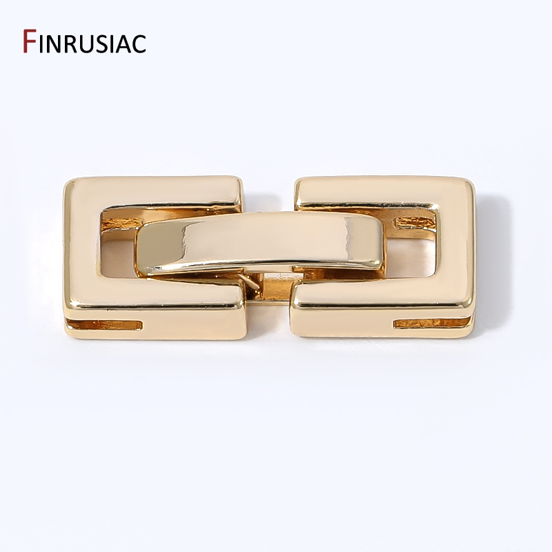 Art Craft Making - Conector de Fechos Retangulares Banhados a