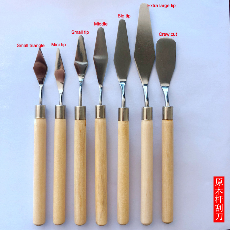 Painting Knife Palette - ★ ▲ Conjunto de 7 Peças