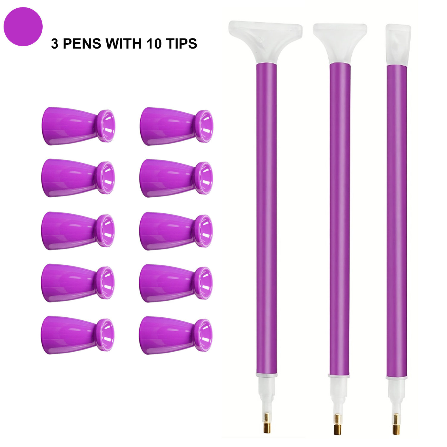 Art Craft Tools - Conjunto de 10 Pontas de Silicone