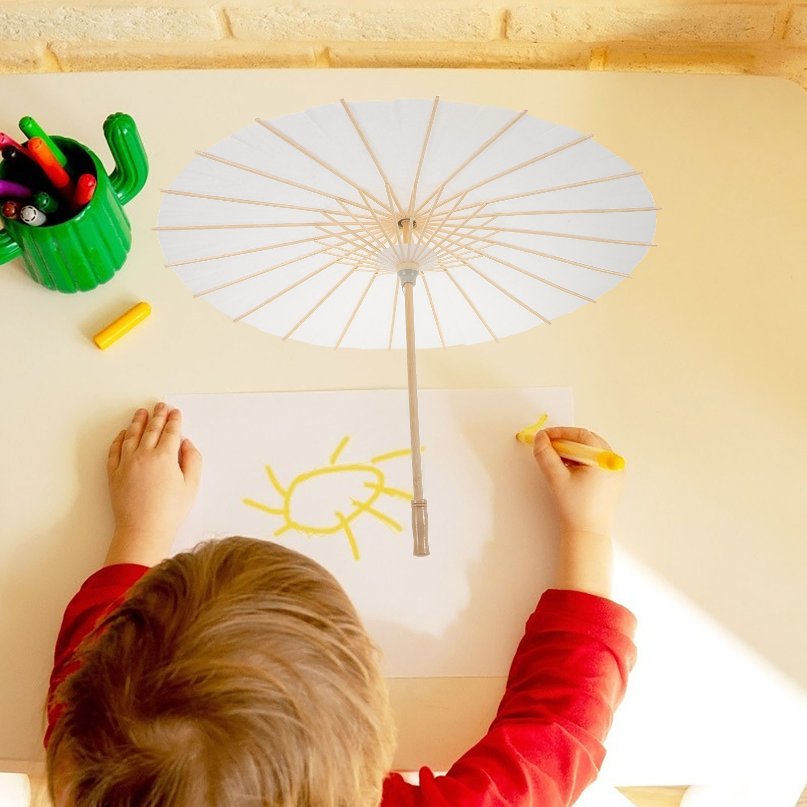 Art Craft Umbrella - Guarda-chuva de Papel DIY para Artesanato: