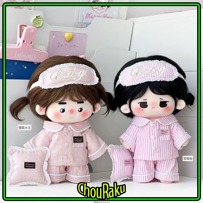 Art Craft Eyes - Para 20cm algodão bonecas pijamas conjunto