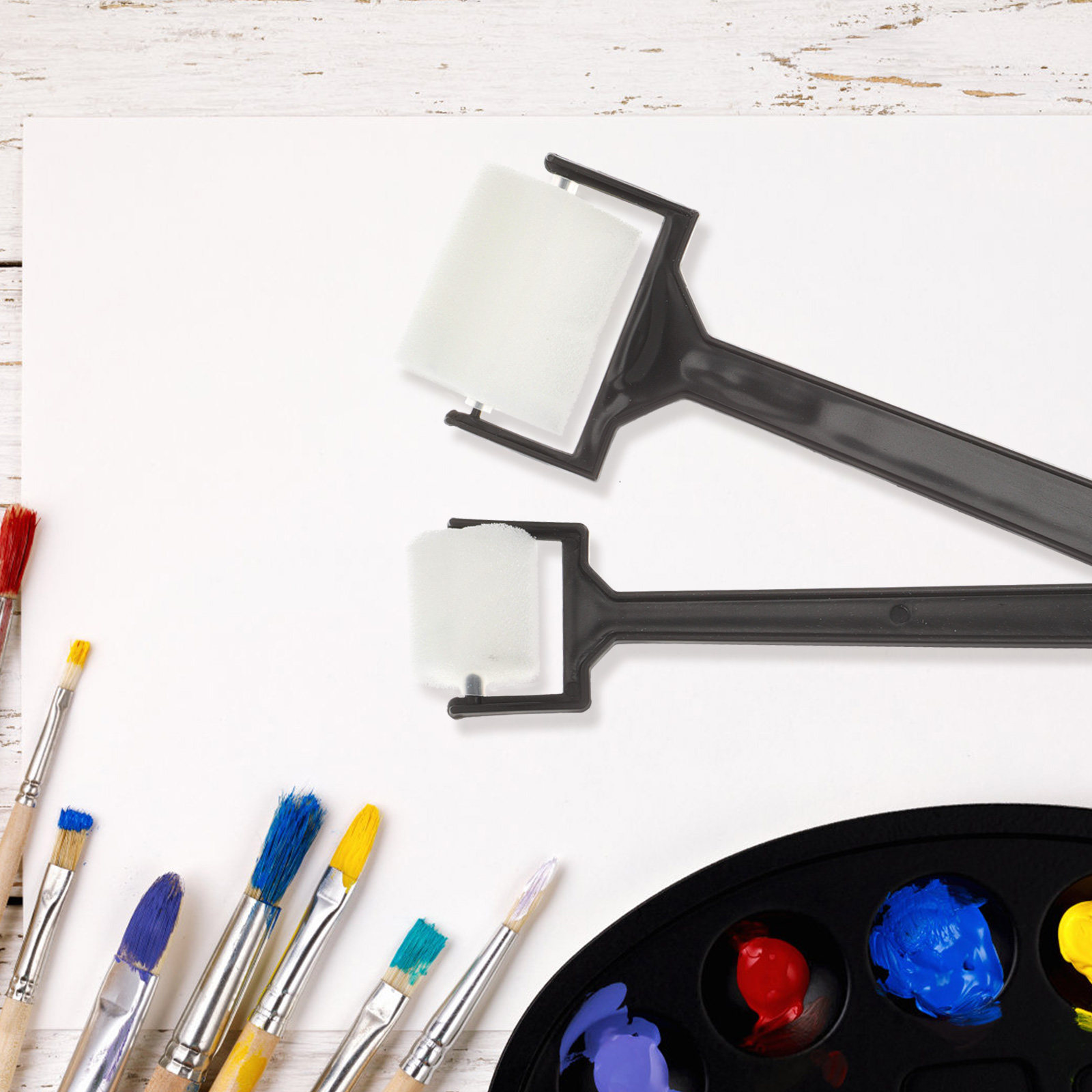 Art Craft For Preschool - Conjunto de 15 Pincéis de Esponja