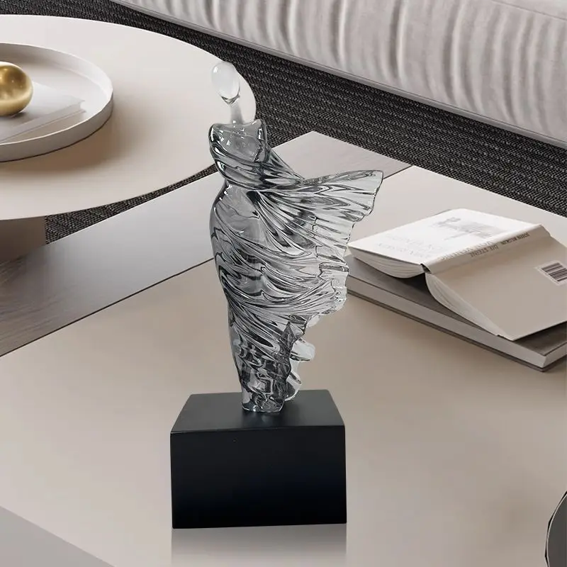 Art Craft Cafe - Escultura de Resina de Personagem Abstrato,