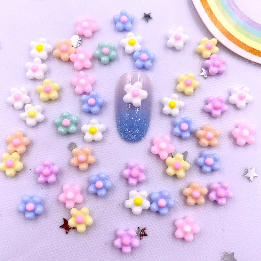 Art Craft New Year - 100 Peças de Gemas de Flor