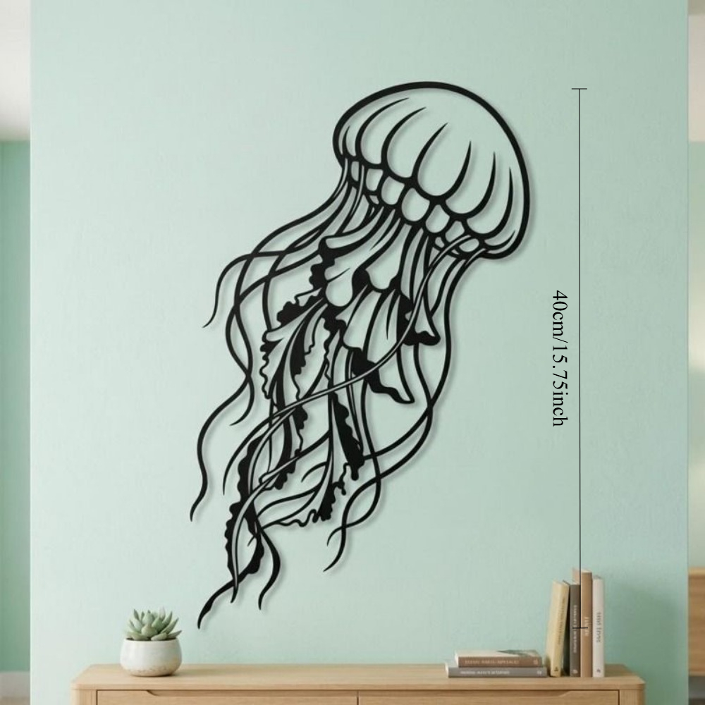 Art Craft Jellyfish - CIFBUY Arte de Parede em Metal: