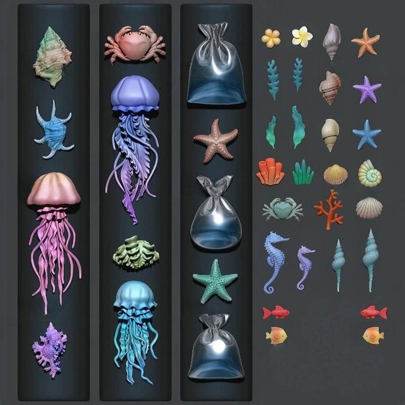 3d oceano série medusa estrela - Art Craft Jellyfish avaliação e preço