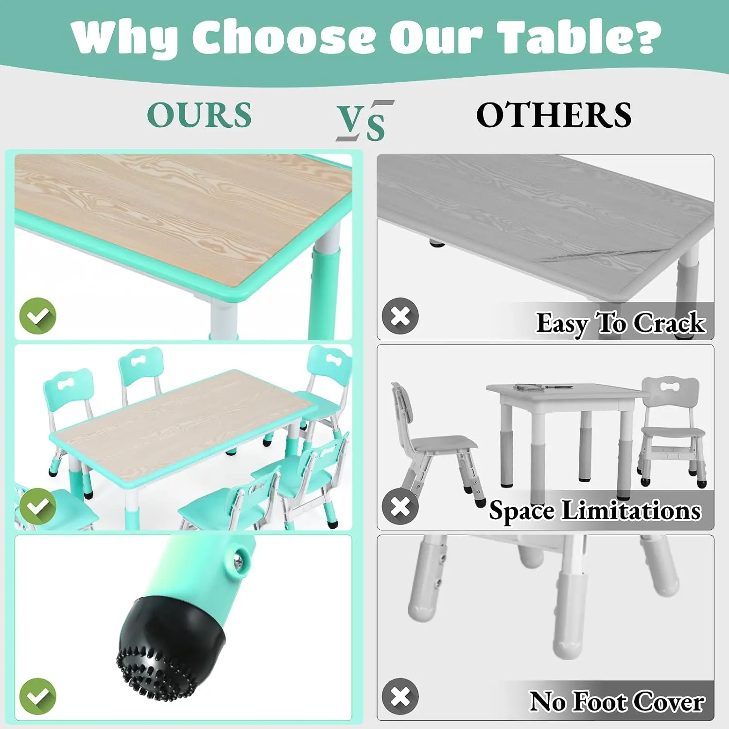 Conjunto de Mesa Infantil e 6  - Art Craft For Preschool avaliação e preço