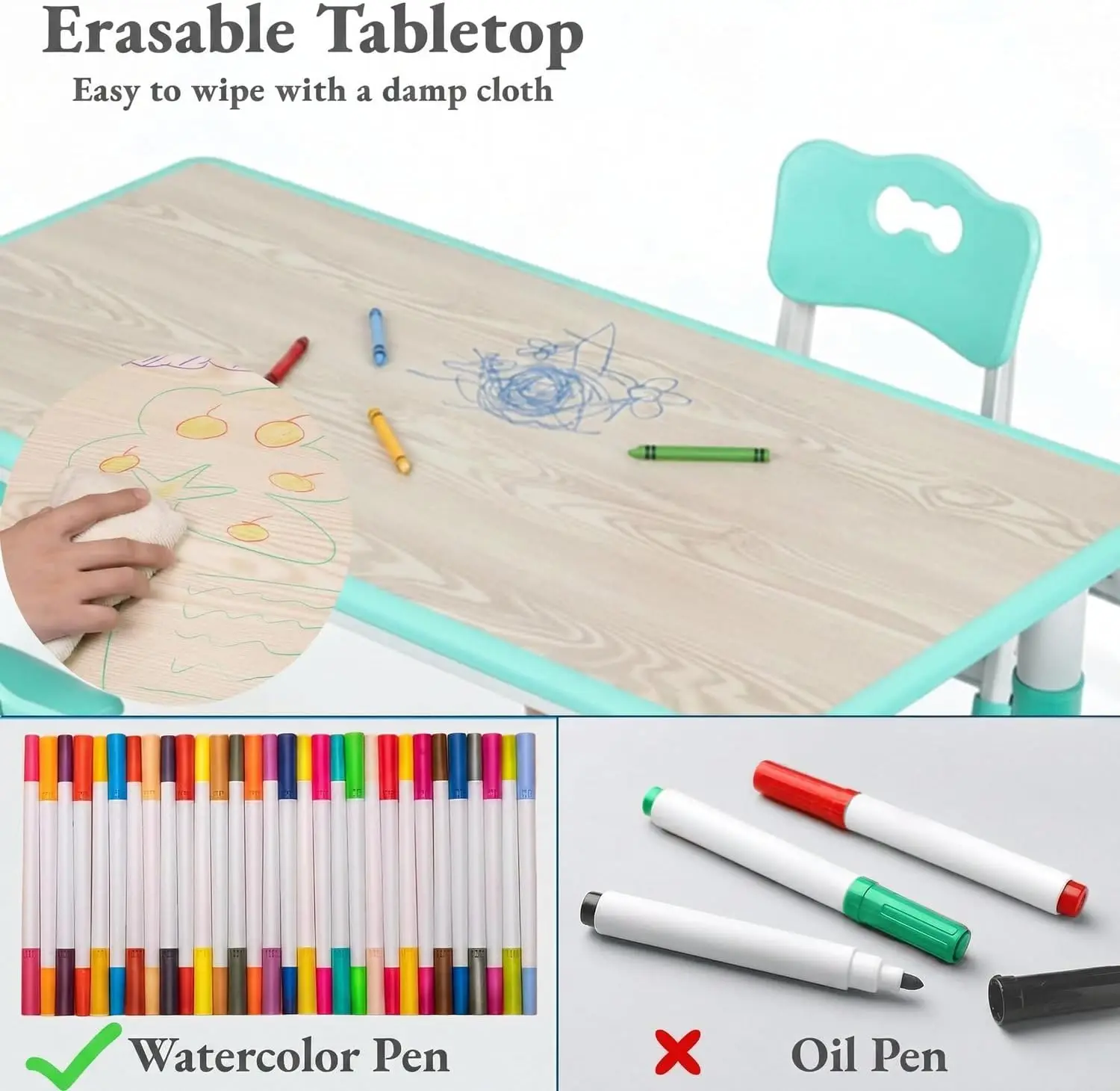 Conjunto de Mesa Infantil e 6  - Art Craft For Preschool avaliação e preço