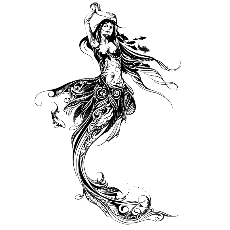 Nova arte menina selos sereia  - Art Craft Umbrella avaliação e preço