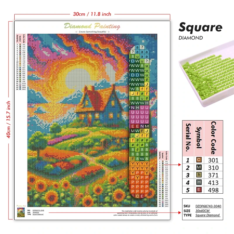 Kit de Pintura Diamante Sem Mo - Art Craft Cafe avaliação e preço