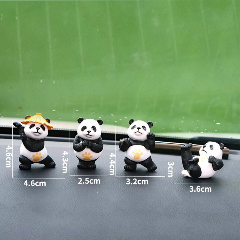 Novo bonito panda design carro - Art Craft New Year avaliação e preço