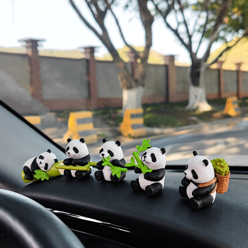 Novo bonito panda design carro - Art Craft New Year avaliação e preço