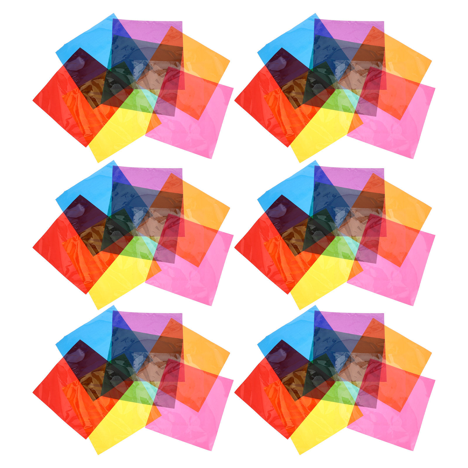 90 Folhas Quadradas de Celofan - Art Craft Display avaliação e preço