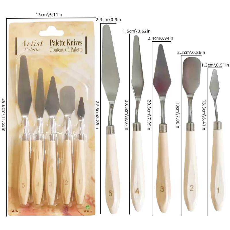 Pintura a óleo faca paleta, ra - Painting Knife Palette avaliação e preço