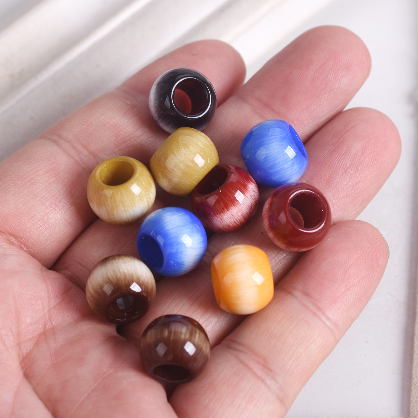 10 peças de contas soltas de a - Art Craft Eyes avaliação e preço