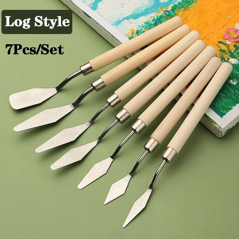 5/7 pçs conjunto arte pintura  - Painting Knife Palette avaliação e preço