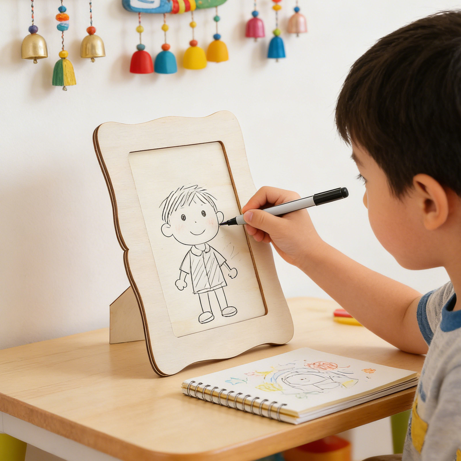 4 Peças de Molduras de Madeira - Art Craft For Preschool avaliação e preço