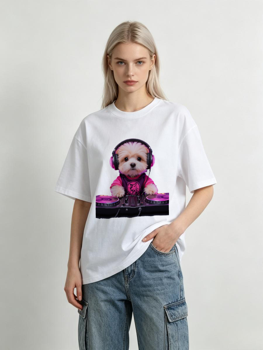 Camisetas Femininas com Padrão - Art Craft Letter T avaliação e preço