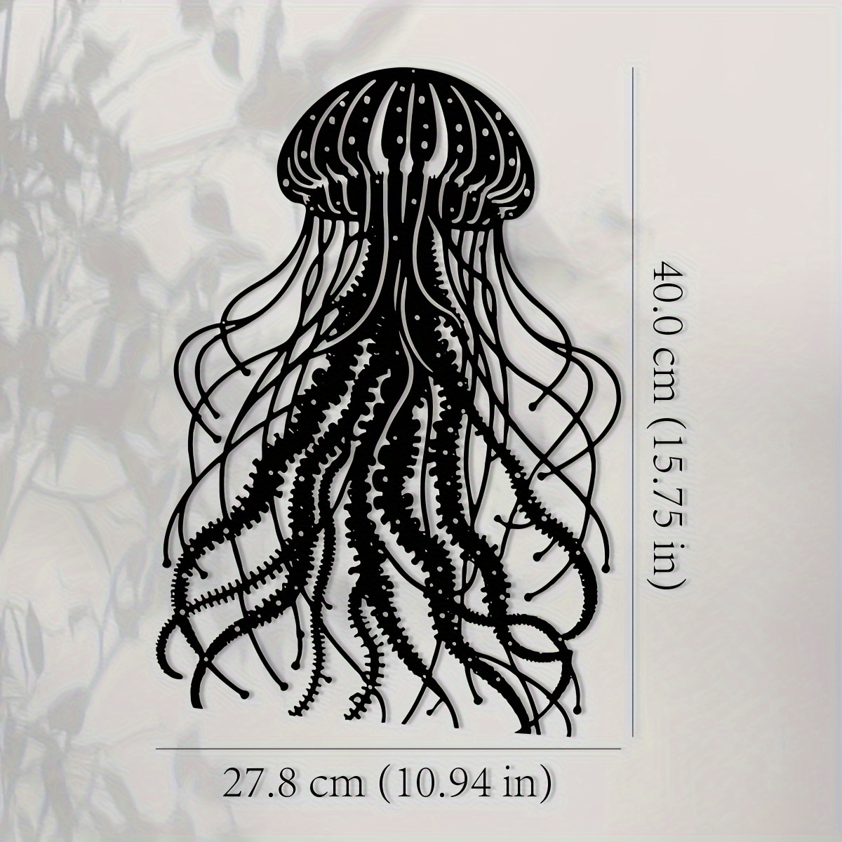 Escultura de Água-Viva em Meta - Art Craft Jellyfish avaliação e preço