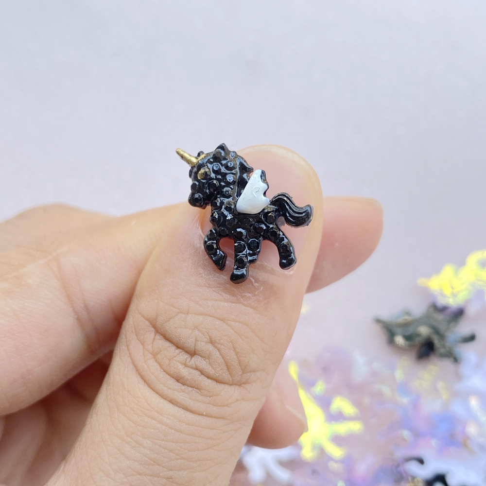 Mini Cartoon Unicorn Nail Art, - Art Craft Unicorn avaliação e preço