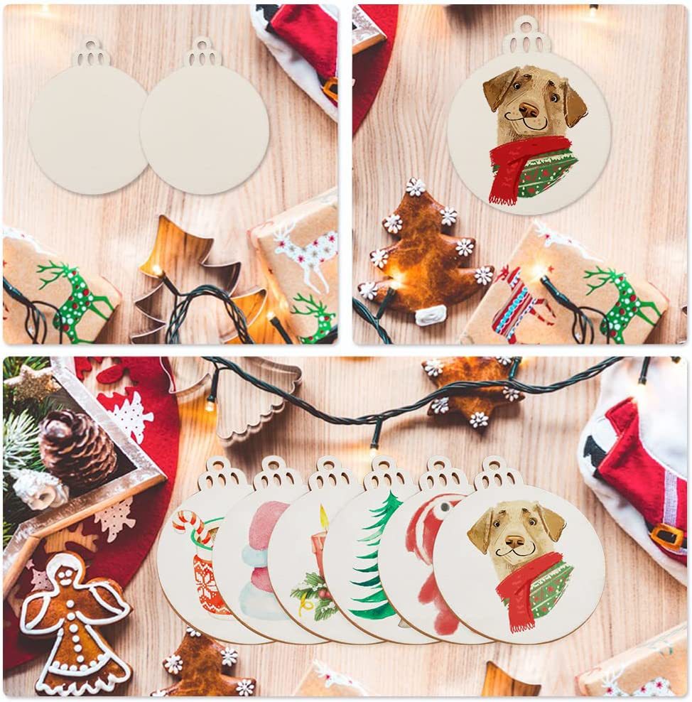 10/20/50 pçs diy bolas de nata - Art Craft New Year avaliação e preço