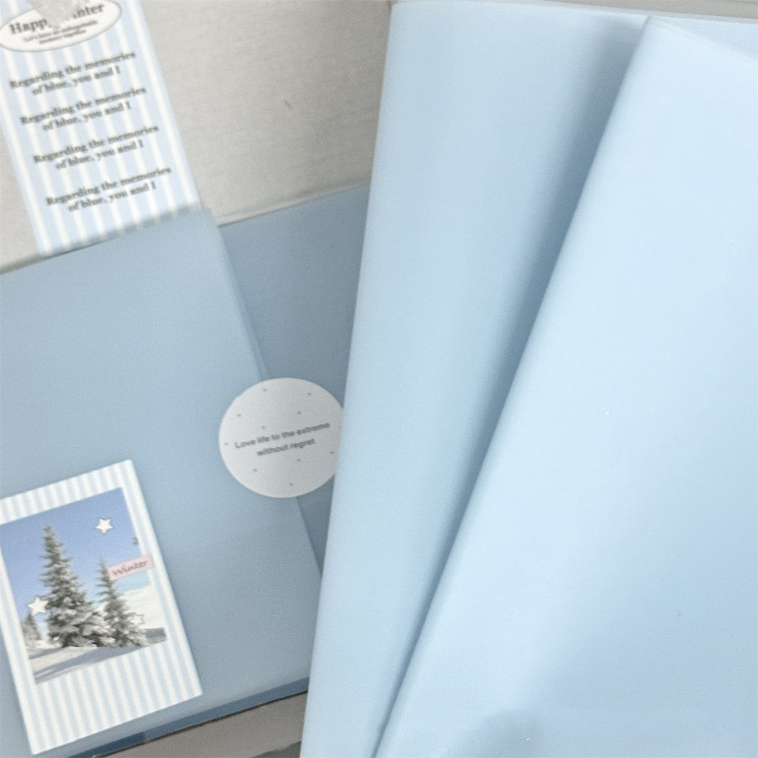 5 folhas/pacote branco azul ve - Art Craft New Year avaliação e preço