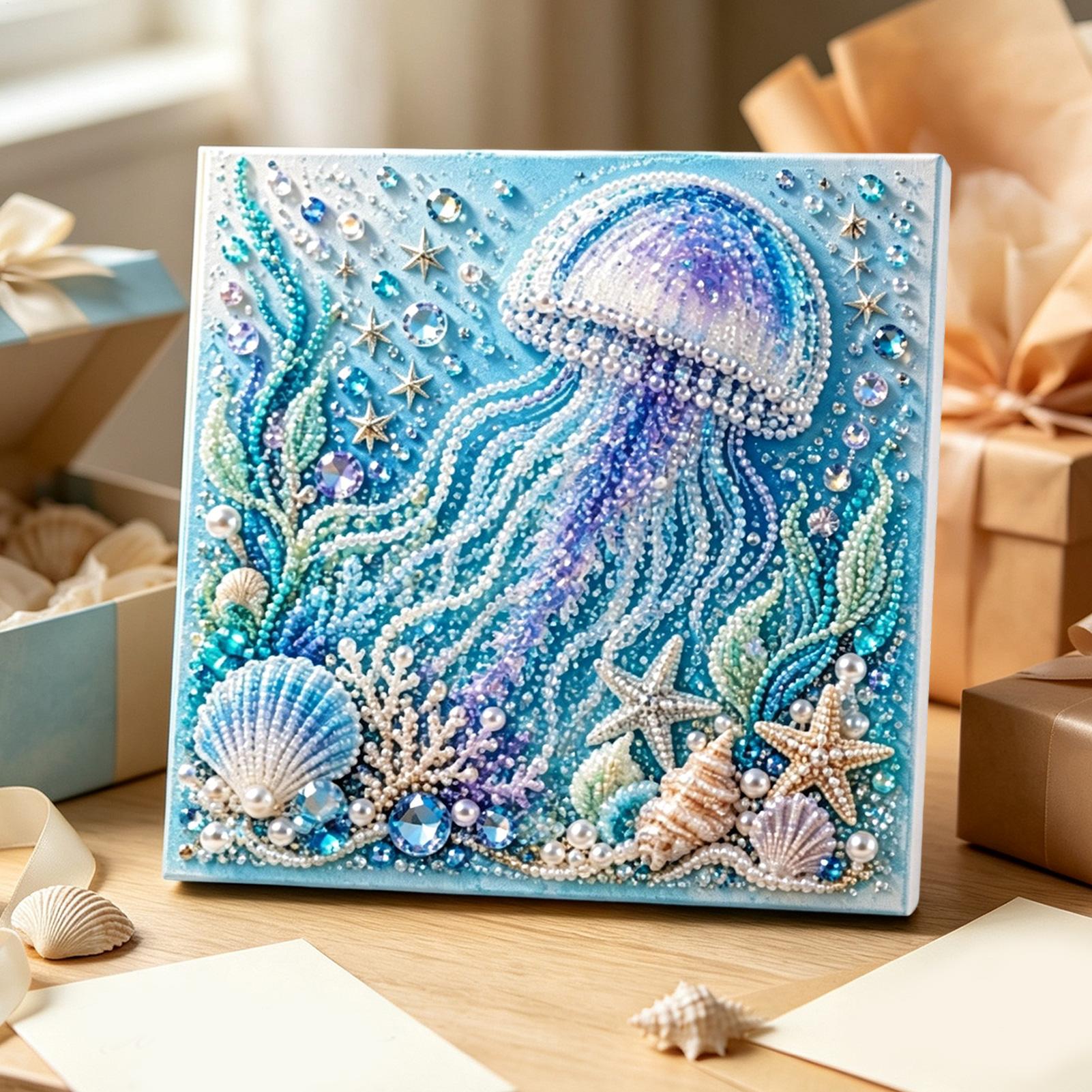 Kit de Artesanato com Pérolas  - Art Craft Jellyfish avaliação e preço