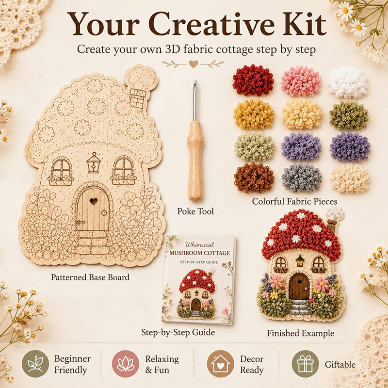 Kit DIY de Arte Poke 3D Casa C - Art Craft And avaliação e preço