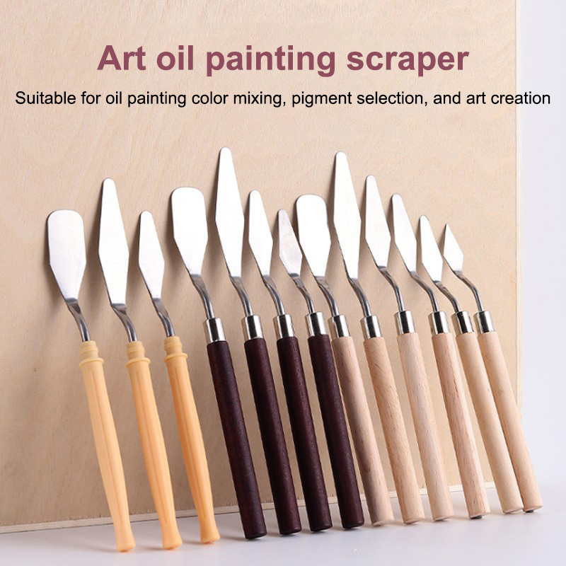 ★ ▲ Conjunto de 7 Peças de Fac - Painting Knife Palette avaliação e preço