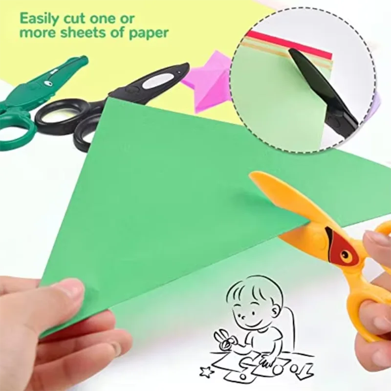 Tesoura Infantil Artesanal DIY - Art Craft For Preschool avaliação e preço