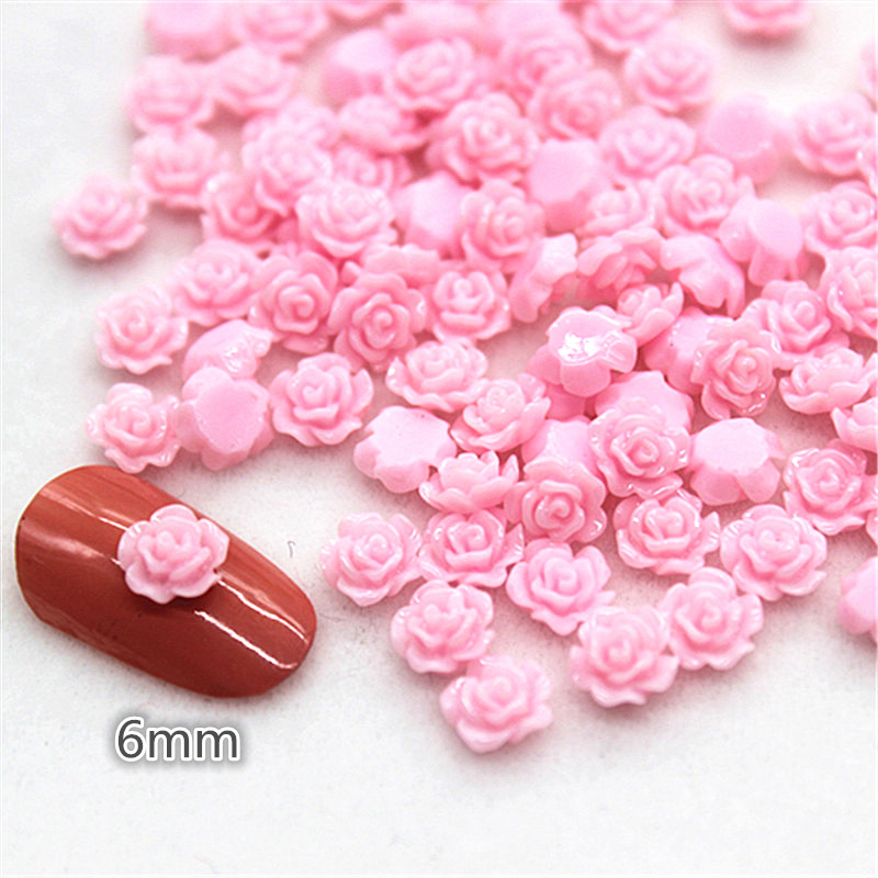 Mini Resina Rose Flor Flatback - Art Craft New Year avaliação e preço