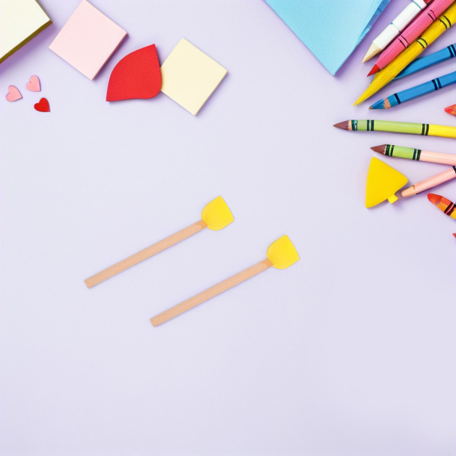 80 Pincéis de Esponja Redondos - Art Craft For Preschool avaliação e preço