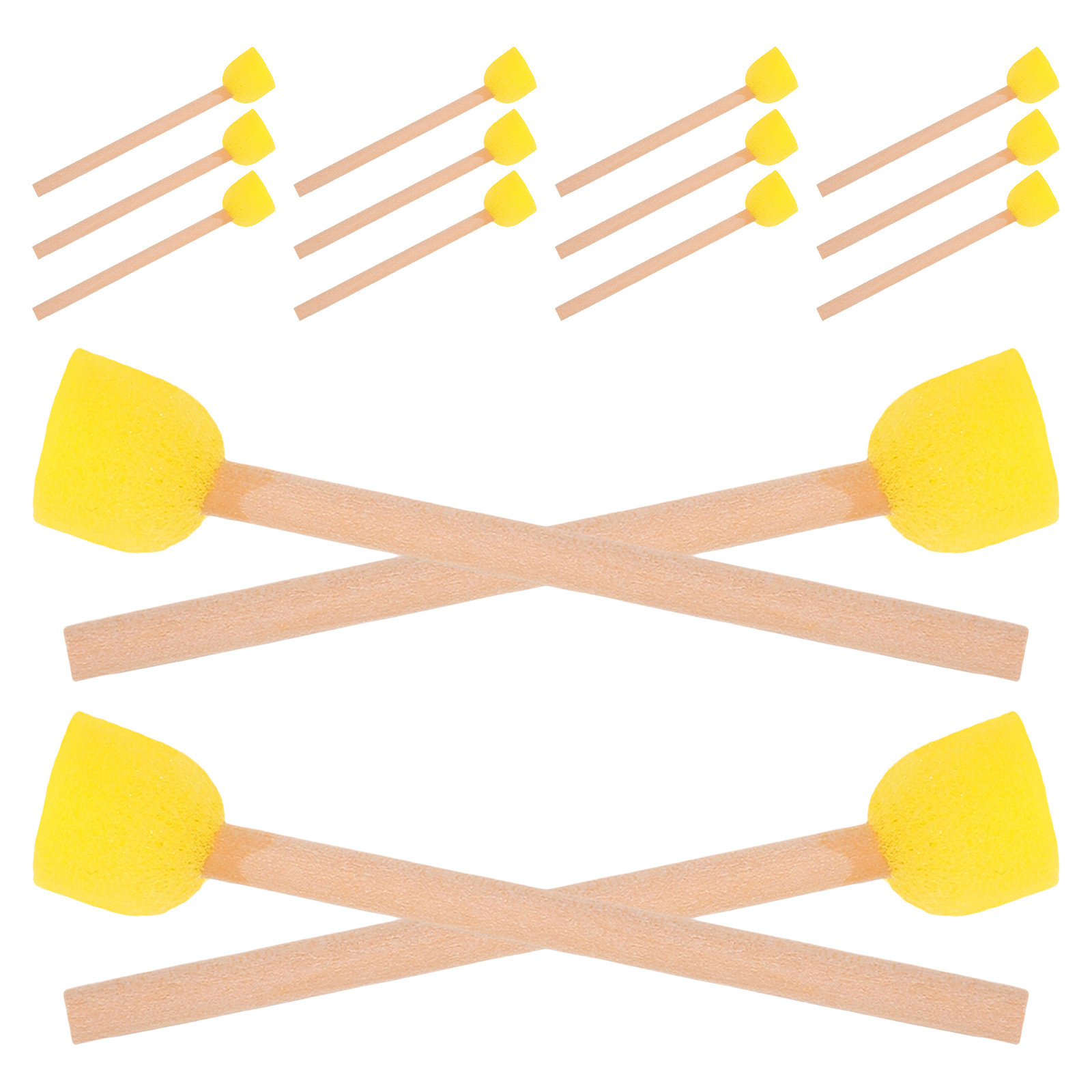 80 Pincéis de Esponja Redondos - Art Craft For Preschool avaliação e preço