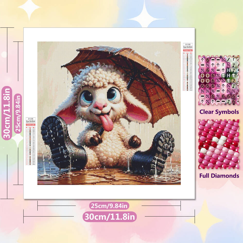Evershine 5d pintura diamante  - Art Craft Umbrella avaliação e preço