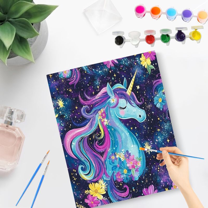 Pintura fotográfica personaliz - Art Craft Unicorn avaliação e preço