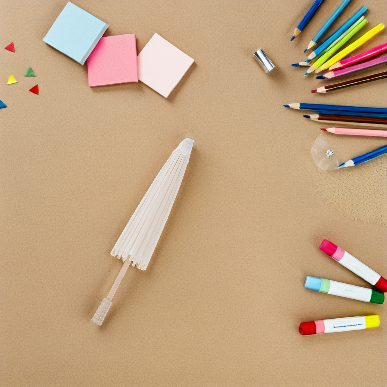 Guarda-chuva de Papel em Branc - Art Craft Umbrella avaliação e preço