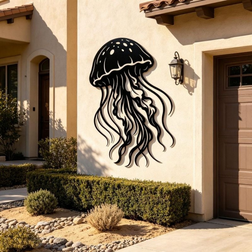 Escultura de Metal para Parede - Art Craft Jellyfish avaliação e preço