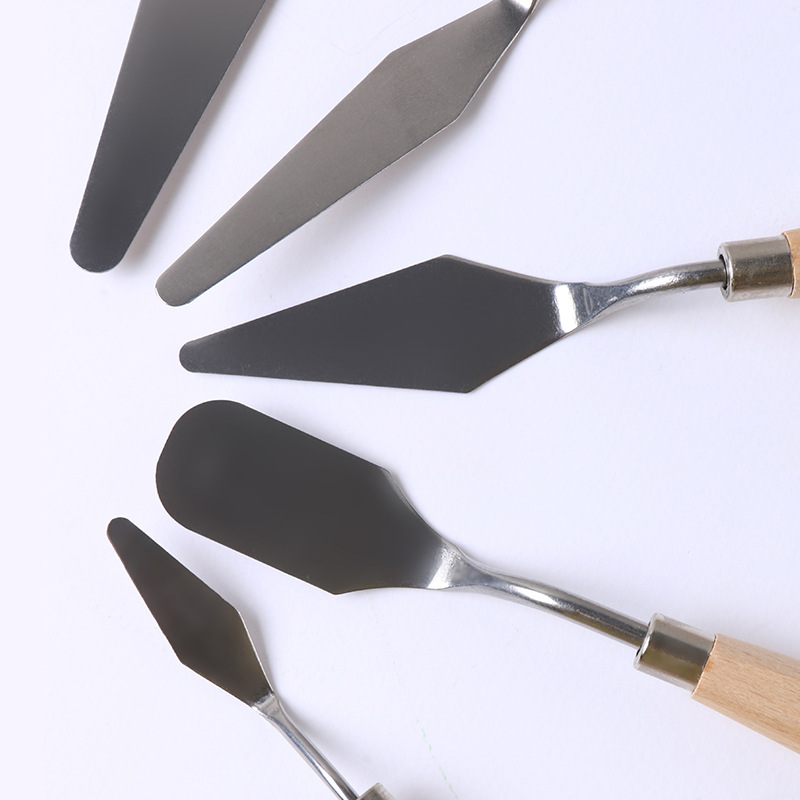 Espátula de madeira para pintu - Painting Knife Palette avaliação e preço